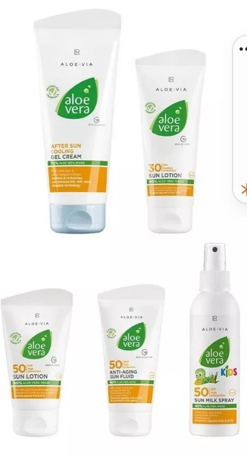 LR HEALTH & BEAUTY SYSTEMS GMBH LR Aloe Vera Sun Complete Set, Neu MHD 10/25