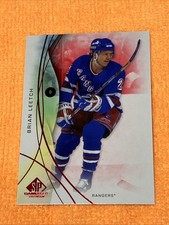 Brian Leetch 2024-25 SP Game Used #167 RED PARALLEL LEGENDS - New York Rangers