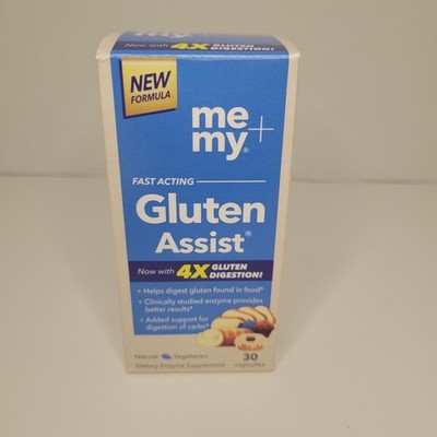 Me + My Gluten Assist Dietary Enzyme Supplement 30 capsules  Exp 6/2026  (NEW)