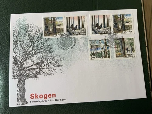 Sweden 2000 #2375-2378 Forests - FDC