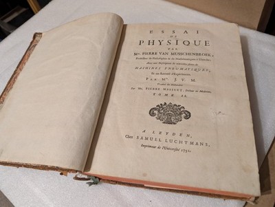 Musschenbroek, Pierre van: Essai de Physique 2. Band, 1751