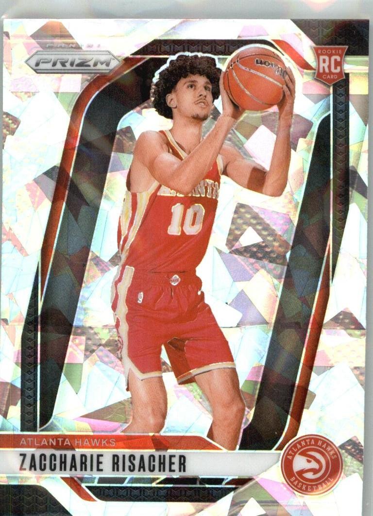 2024-25 Panini Prizm #265 Zaccharie Risacher Prizms Ice