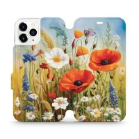 HandyhüLle Mit Klappe FüR Iphone 11 Pro Mobiwear Case Cover Etui Wiesenblumen