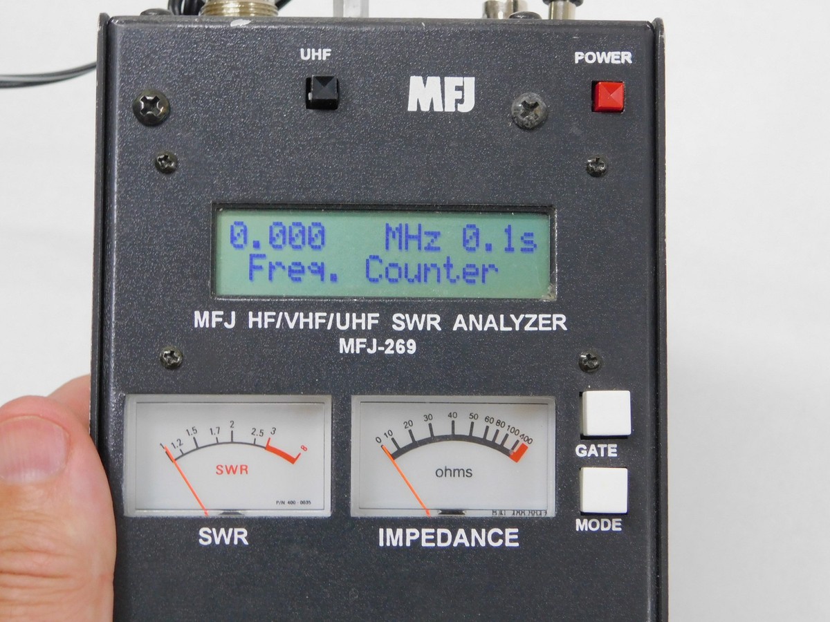 MFJ-269 Ham Radio HF VHF UHF SWR Antenna Analyzer + Box +