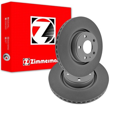 2x ZIMMERMANN COAT Z BREMSSCHEIBEN 314mm AUßENBELÜFTET VORNE PASSEND FÜR AUDI A6