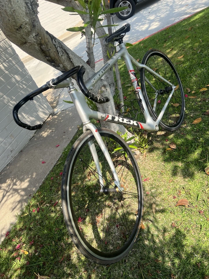 Auriculares Trek 5200 OCLV cuadro/horquilla de carbono Chris King SIN llantas/barras de tija de sillín/vástago Foto 2 de 4