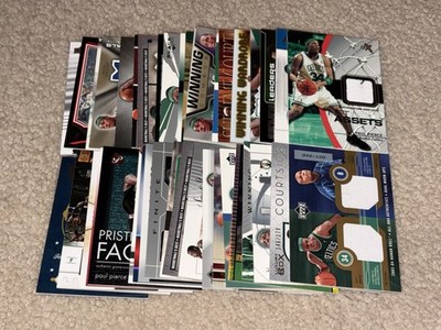 Paul Pierce HUGE (40) Jersey Card Lot Boston Celtics Topps Upper Deck +++    