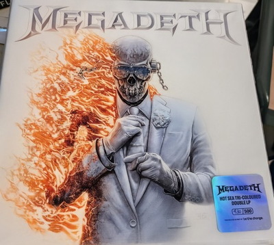 #ad MEGADETH 2026 VINYL HOT SEA #430 500 HAND NUMBERED TRI COLOURED 2X LP IN HAND $199.99
