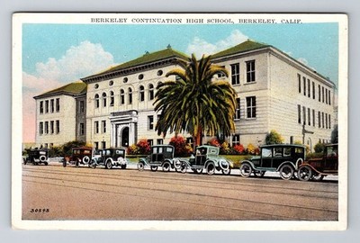 Berkeley CA-California, Berkeley Continuation High School, Vintage Postcard
