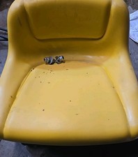 John Deere OEM Mid Back Yellow Seat AUC13381 D100 D105 D110 E100 E110 S100 L100