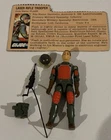 GI Joe 1982 Flash Laser Rifle Trooper Complete With File Card