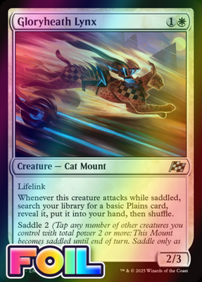 x1 Gloryheath Lynx DFT Aetherdrift MTG 14 FOIL UNCOMMON M/NM 1x | eBay