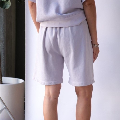 NEW Agolde Lavender Boxing Fleece Shorts - Picture 2 of 8