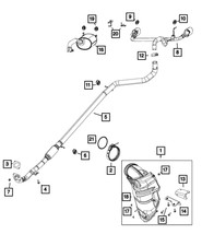 Genuine Mopar Exhaust Hanger Bracket 68155171AA