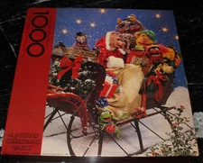 Rare 1980 Springbok A Muppet Christmas Party 1000 Piece Puzzle Complete w/ Box
