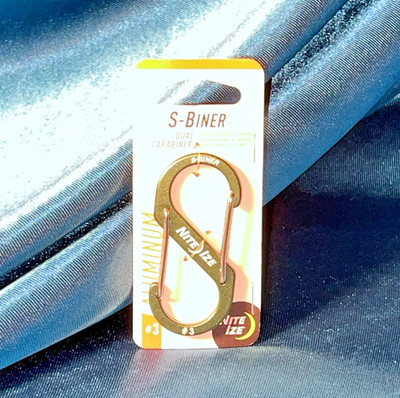 Nite Ize S-Biner Dual Carabiner Aluminum Key Chain - Olive Green - SBA3-08-R6