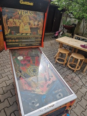 Flipper Gottlieb Vegas Pinball Machine als Ersatzteile 