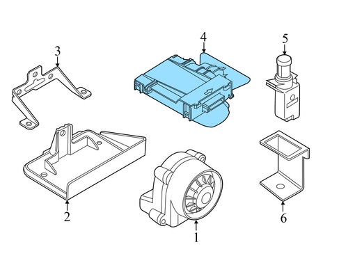 2006 BMW 325XI - Motion / Alarm Sensor Module 9260874 - 第 3/5 張圖片