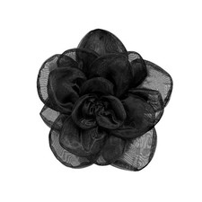 Large Camellia Flower Brooch Pin for Women Fashion Dainty Lightweight Organza...