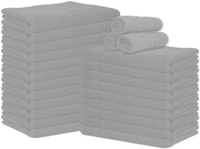 Premium 100 Cotton Hand Towels   Soft, Quick Dry  Highly Absorbent   16x27 ...