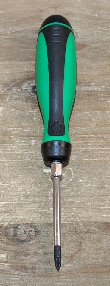 Mac Tools PBM2031NG Macsimizer Phillips Screwdriver 3-1/4 x #1 - 霓虹绿 — 第 3/4 张图片