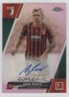 2021-22 Topps Chrome Bundesliga Pink Refractor /75 Arne Maier #BCA-AMA Auto pe8