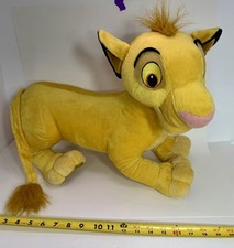 Vtg 2002 Disney Lion King Simba Plush 20 Hasbro Large Stuffed Animal Toy