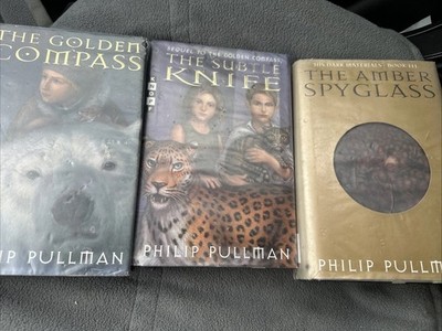 His Dark Materials Trilogy Pullman Golden Compass/Subtle Knife/Amber HC lot