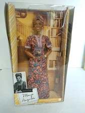 Barbie Inspiring Women – Author, Activist - Maya Angelou Doll [DAMAGED BOX]