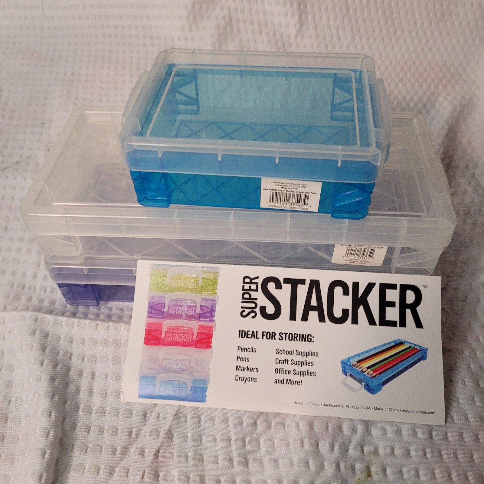 Crayon Clear Purple Turquoise