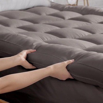 TWIN Plush Mattress Pad Extra Thick Down Alternative Cooling Bedding Topper