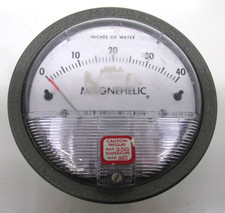 Dwyer Magnehelic Pressure Gauge Inches of water 0-40 - 15 PSIG Max - ITL