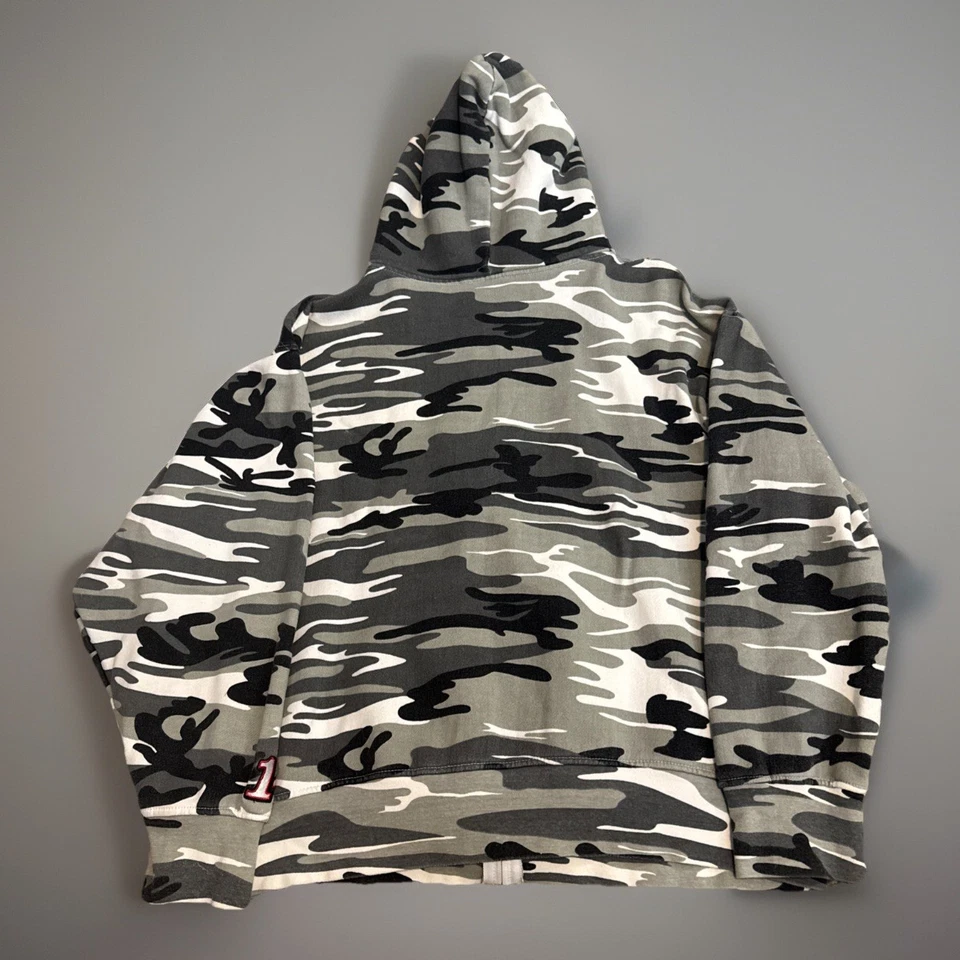 Tony Stewart NASCAR Racing Office Depot #14 Gris Blanco Camuflaje Sudadera con Capucha XL Foto 2 de 4