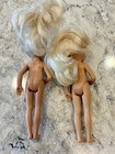 2 Mattel Club Chelsea Barbie Dolls Long Blond Hair Blue Ryes One Bent Arm Nude — photo 4