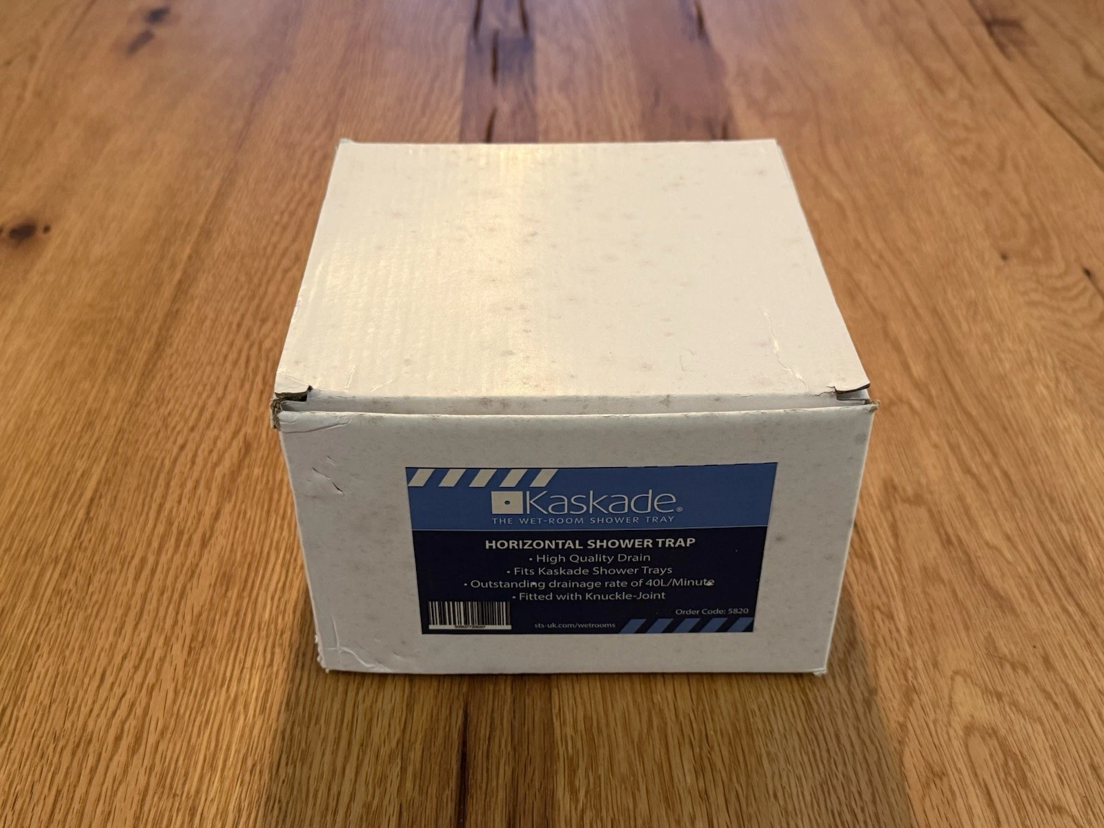 Kaskade Horizontal Wet Room Shower Outlet Trap For Tiling 40L/min 148mm - New 3