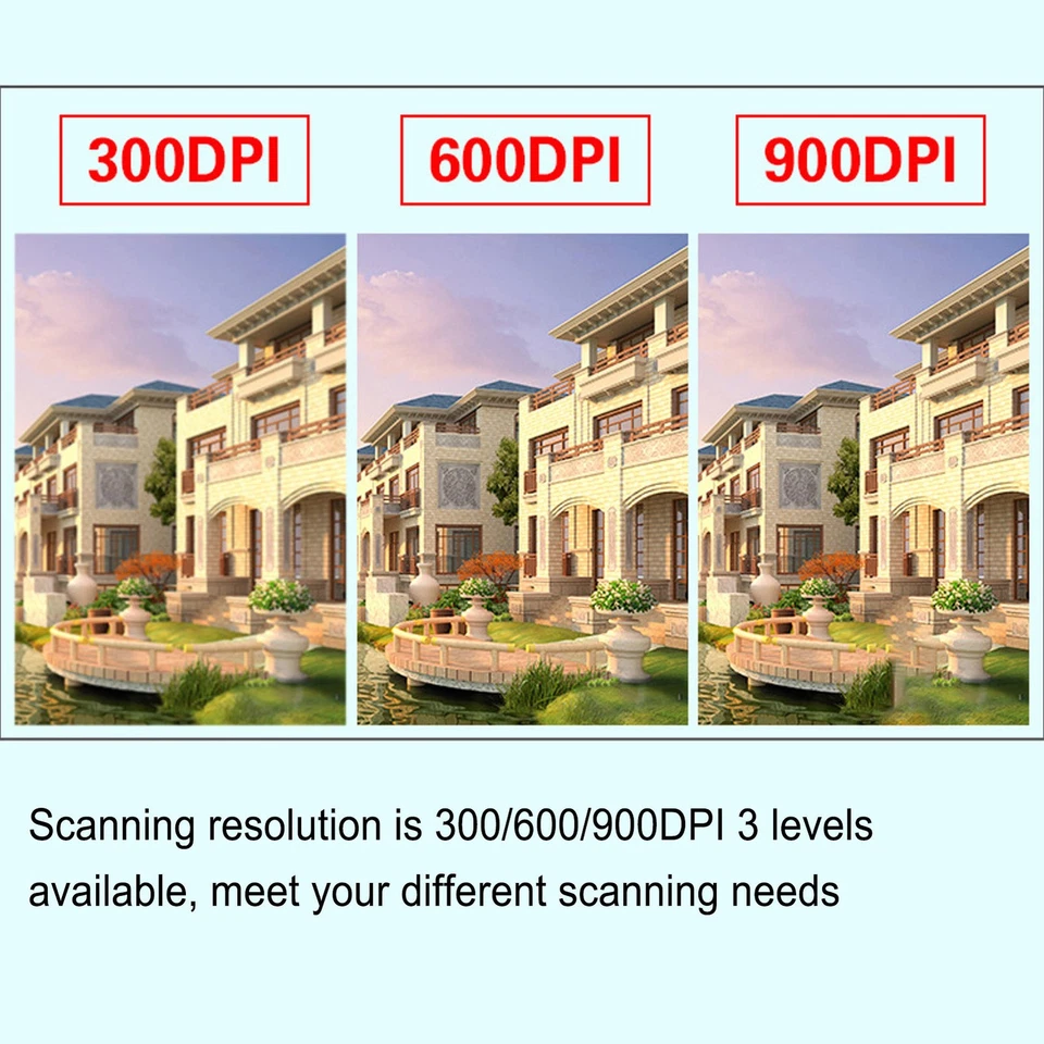 Portable Scanner JPG PDF 900dpi High Speed A4 Handheld Document Scanner For Bank - Image 2 of 4