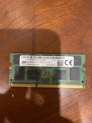 Micron 4GB SO-DIMM DDR3 SDRAM (MT8KTF51264HZ1G6N1)