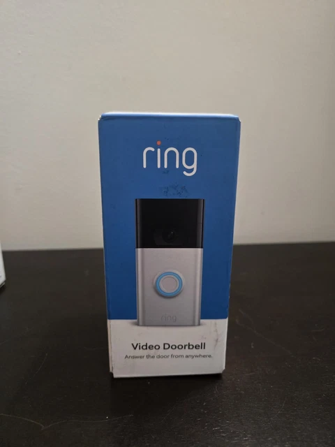 New Ring Video Doorbell - Silver - SEALED