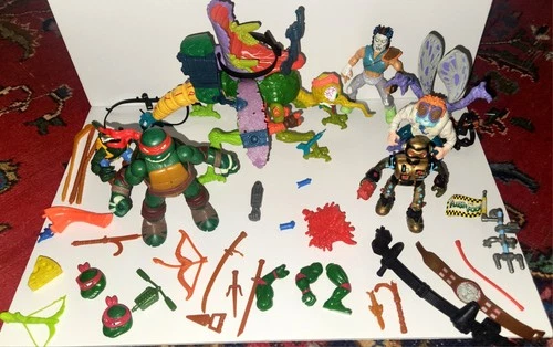 Teenage Mutant Ninja Turtles TMNT Vintage Lot Loose Figures/Accessories