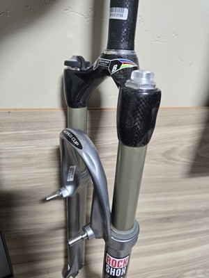 Rock Shox World Cup Black Box Carbon SID W/Lockout Fork 26er | eBay