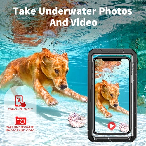 Universal Waterproof Underwater Diving Case Cover for iPhone 14 13 12 15 Pro Max - Picture 6 of 13