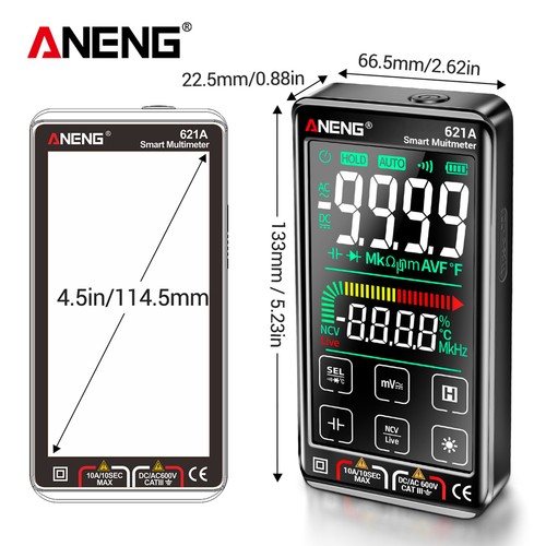 ANENG 9999 Counts Intelligent Digital Multimeter Auto Range Multimeter K2S2 - Picture 2 of 9