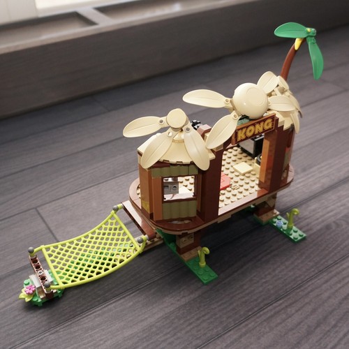 LEGO Donkey Kong's Tree House 71424 | Estructura interactiva de la casa del árbol y hamaca - Imagen 3 de 9