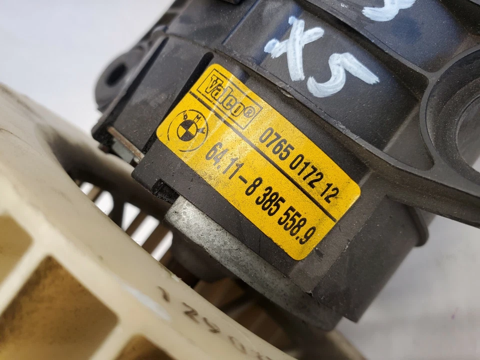 BMW X5 E53 2001-2005 AC/calentador ventilador motor 6411-8385558 Foto 3 de 4