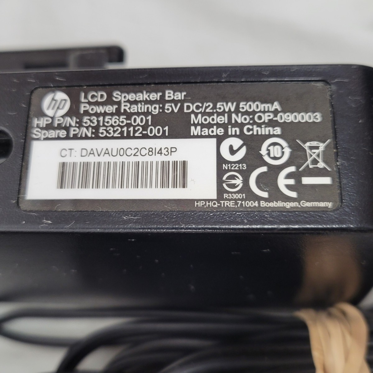 Barre De Son HP Pour écran LCD - Modèle OP-090003 - Filaire, Alimentation USB