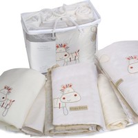 Bed-e-byes Zippy Zebra Bedding Bale Cot/ Cotbed Quilt, Pack Of 5 Pieces Bed-e-byes Zippy Zebra Bedding Bale Cot/ Cotbed Quilt, Pack Of 5 Pieces