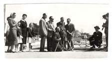 G1468 Tournage de film. Sud de la France, 1960. Photo argentique