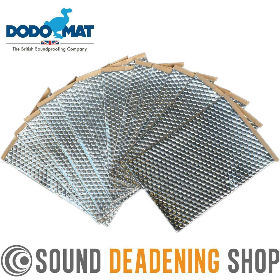 Sound Deadening Dodo Mat DEADN ® Hex 12 Sheets 12sq.ft Car Vibration Proofing
