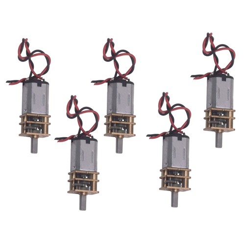 5PC Micro Mini N20 Gear Motor DC 3V-6V Slow Speed Full Metal Gearbox Reducer Toy - Picture 16 of 16