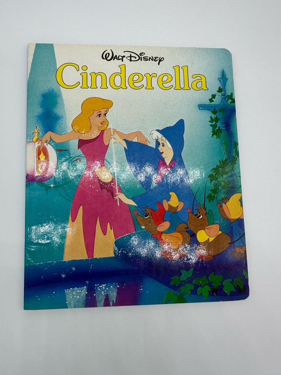 Disney's Cinderella Twin Board Books Hardcover Board Book 1987